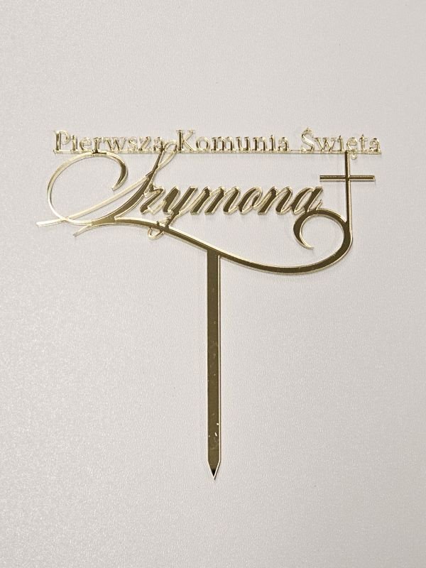 Personalizowany Topper na Pierwszą Komunię Świętą - obrazek 5