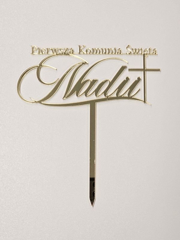 Personalizowany Topper na Pierwszą Komunię Świętą - obrazek 2