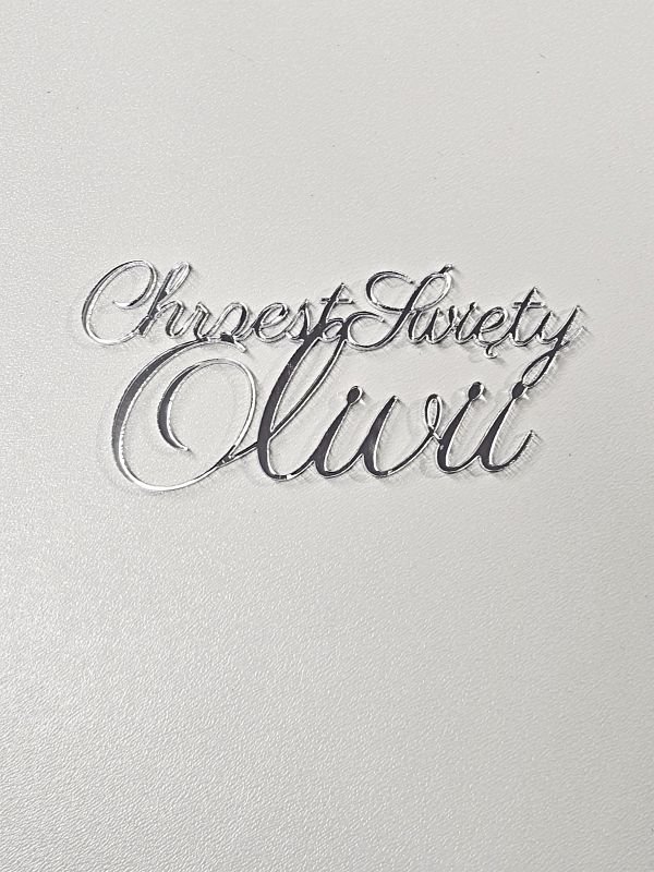 Chrzest Święty na front z imieniem