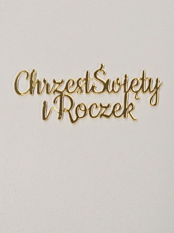 Chrzest Święty i Roczek na front