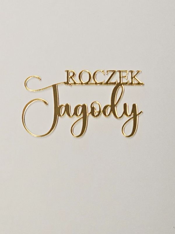 Roczek na front z imieniem