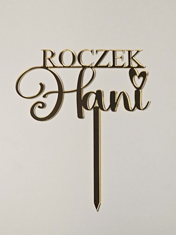 Topper na Roczek z imieniem