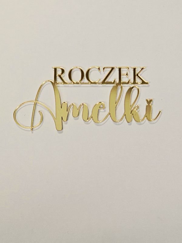 Roczek na front z imieniem