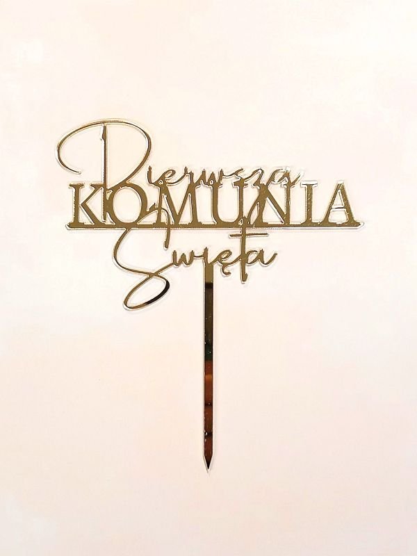Topper Pierwsza Komunia Święta
