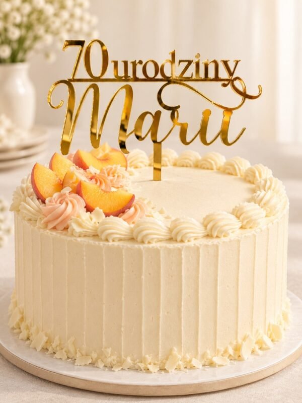 Topper urodzinowy z imieniem – Marii